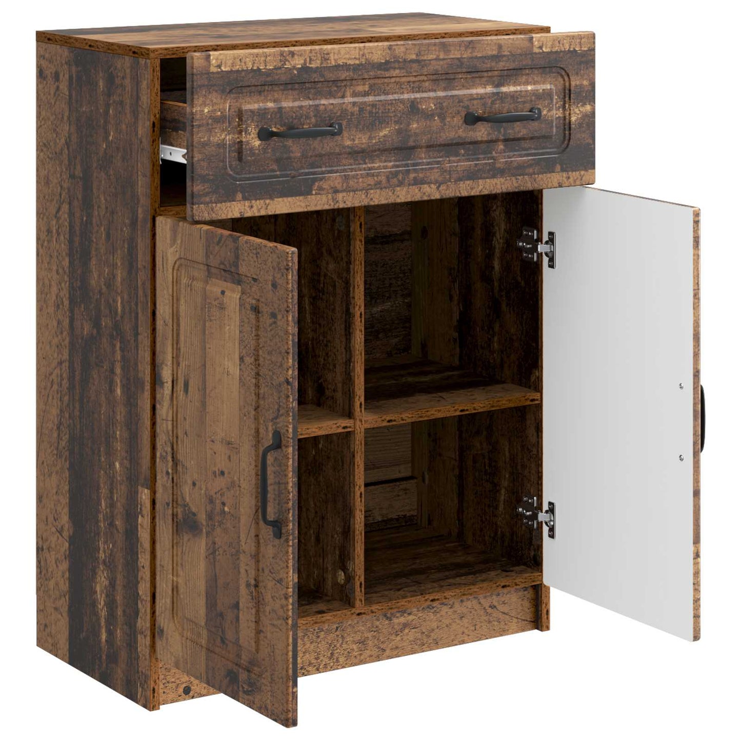 vidaXL Sideboard Old Wood 66 x 34.5 x 87 cm Engineered Wood
