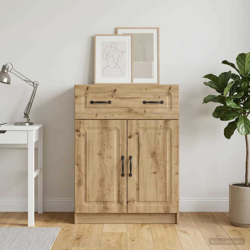 vidaXL Sideboard Artisan Oak 66 x 34.5 x 87 cm Engineered Wood