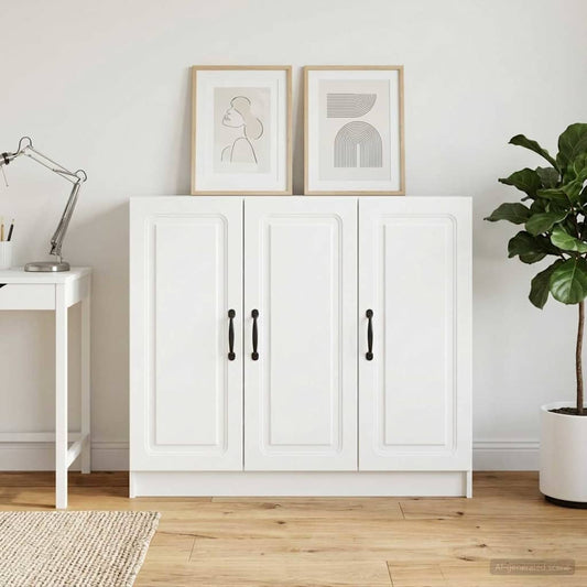 vidaXL Sideboard White 89 x 34.5 x 77 cm Engineered Wood
