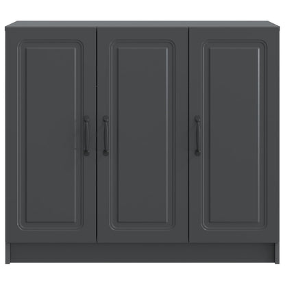 vidaXL Sideboard Black 89 x 34.5 x 77 cm Engineered Wood