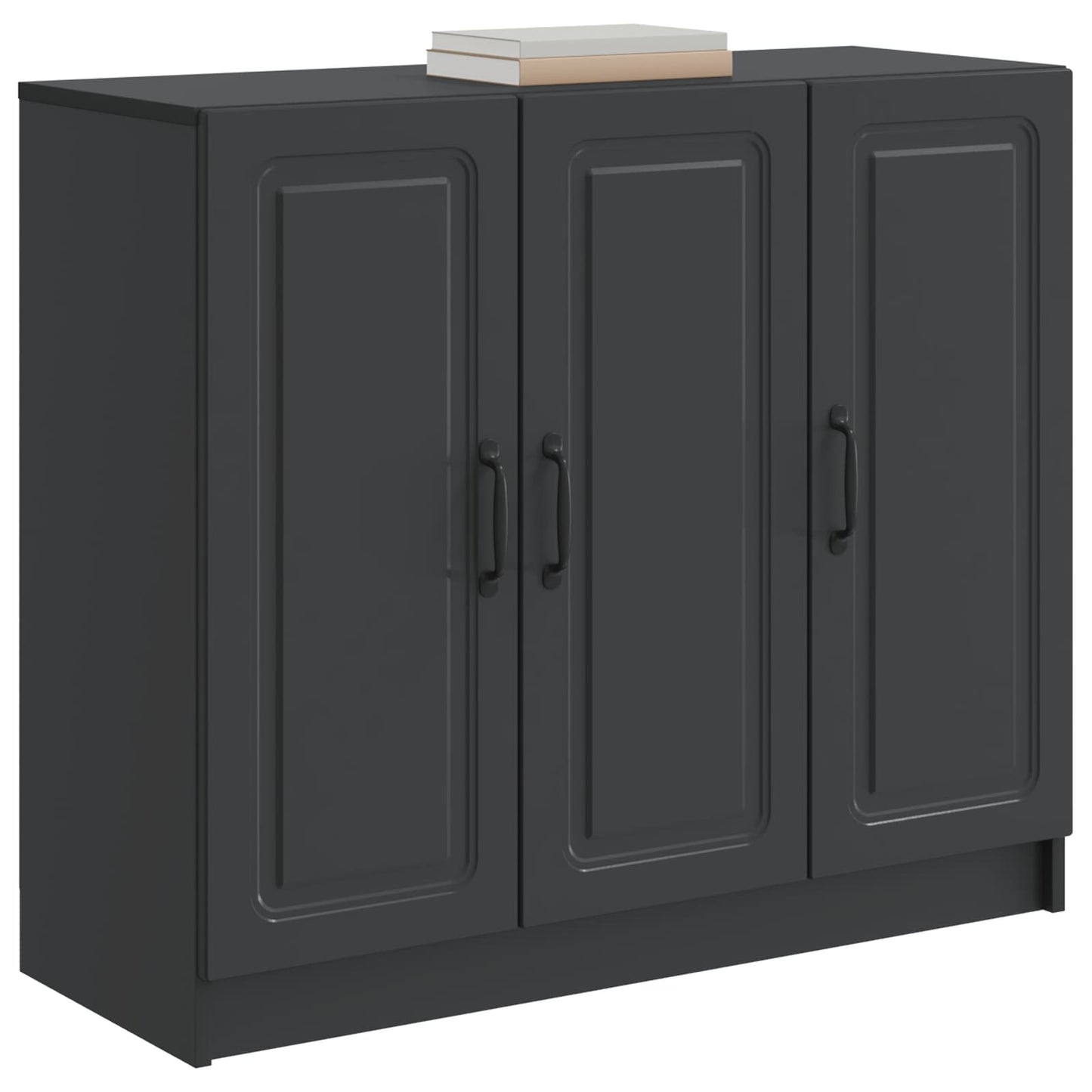 vidaXL Sideboard Black 89 x 34.5 x 77 cm Engineered Wood