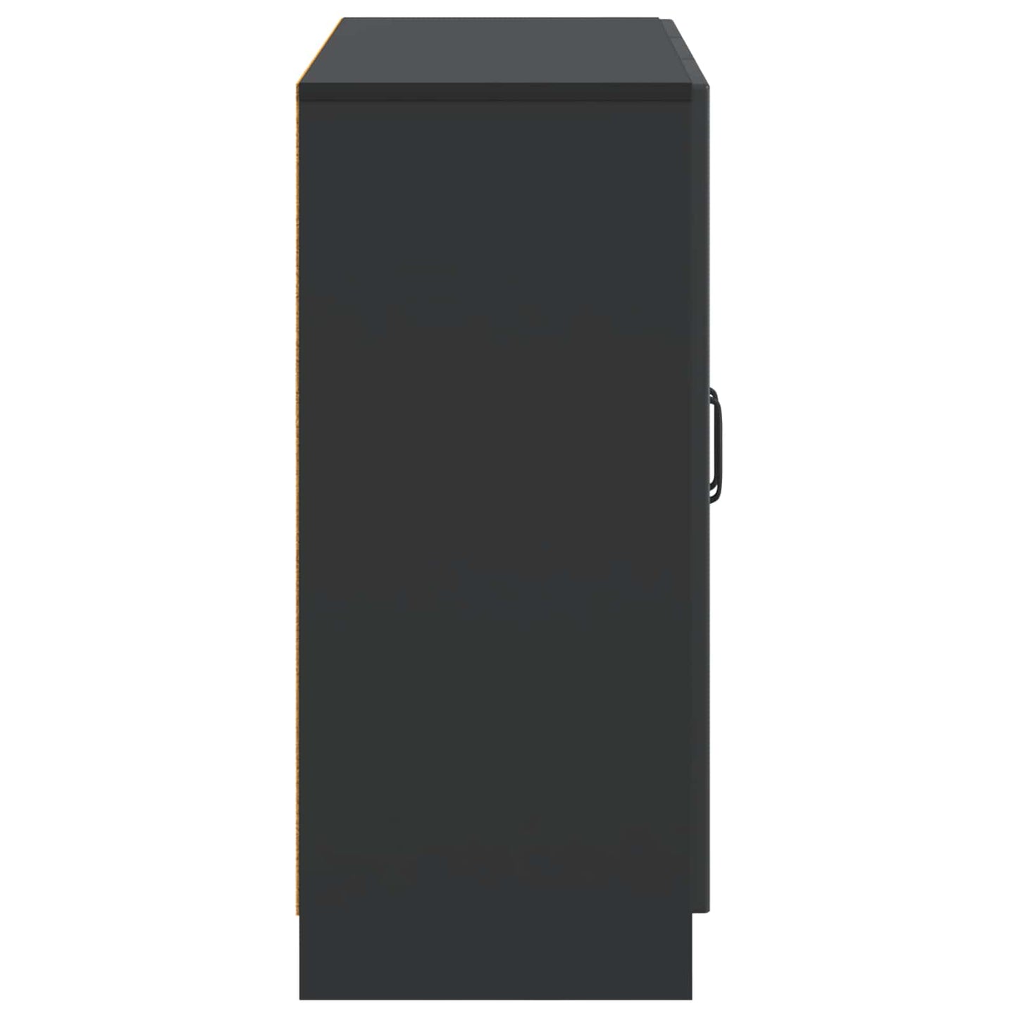 vidaXL Sideboard Black 89 x 34.5 x 77 cm Engineered Wood