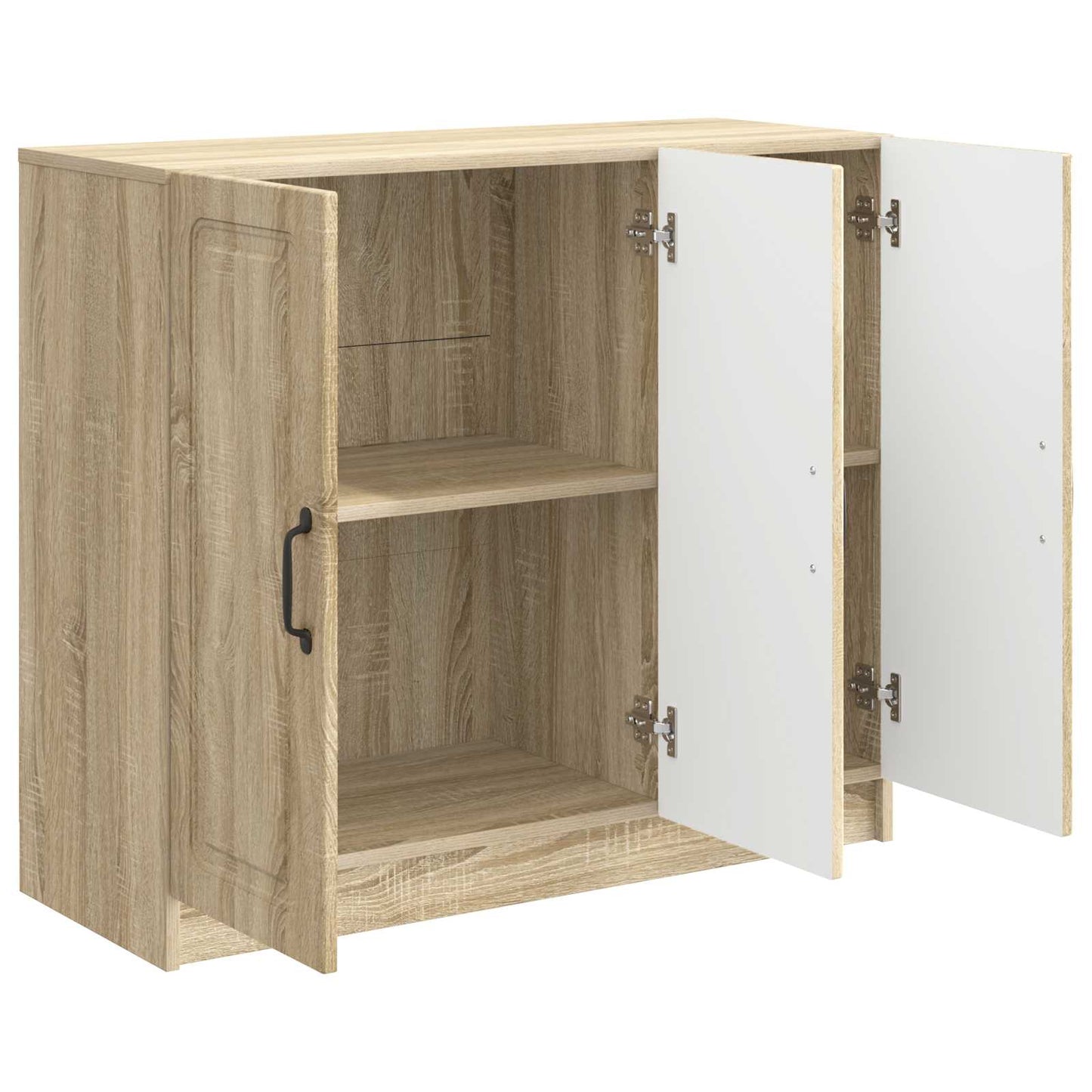 vidaXL Sideboard Sonoma Oak 89 x 34.5 x 77 cm Engineered Wood