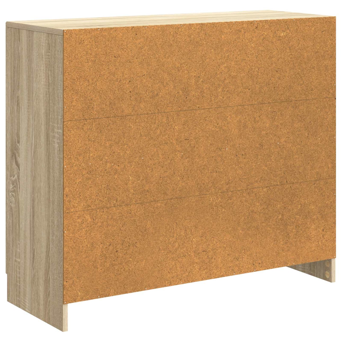 vidaXL Sideboard Sonoma Oak 89 x 34.5 x 77 cm Engineered Wood