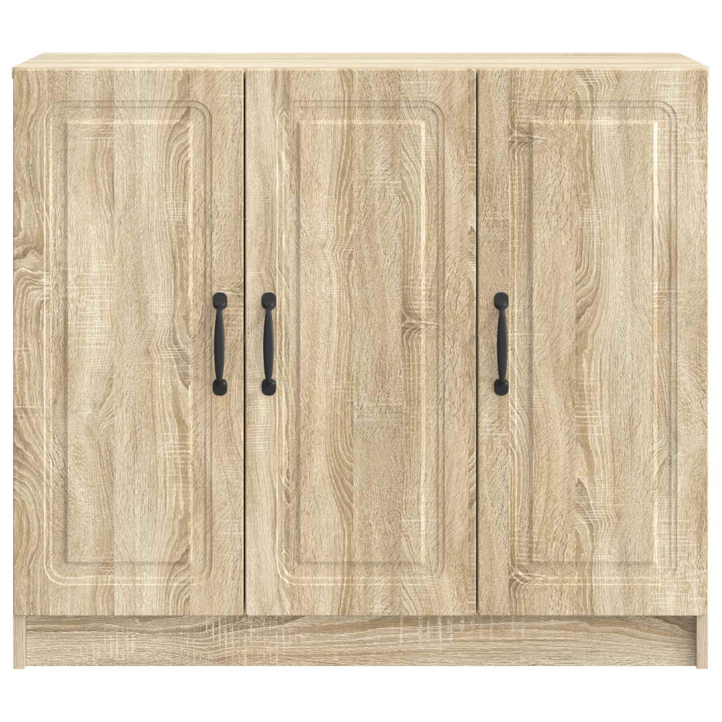 vidaXL Sideboard Sonoma Oak 89 x 34.5 x 77 cm Engineered Wood