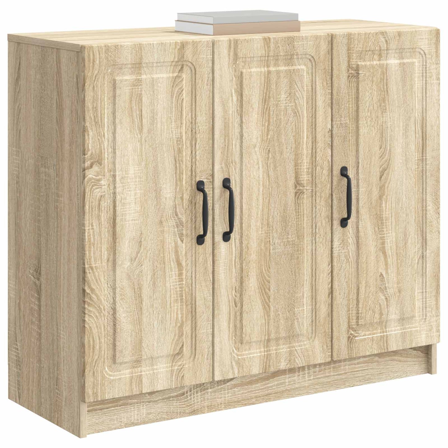 vidaXL Sideboard Sonoma Oak 89 x 34.5 x 77 cm Engineered Wood