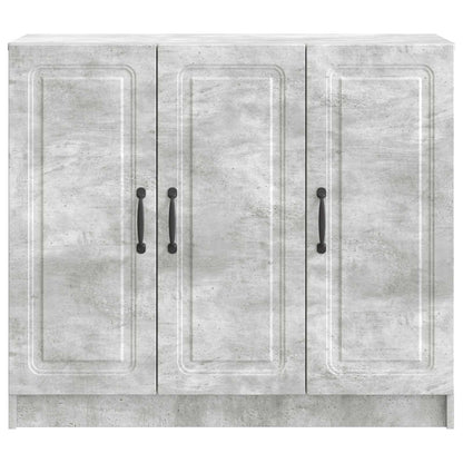 vidaXL Sideboard Concrete Grey 89 x 34.5 x 77 cm Engineered Wood