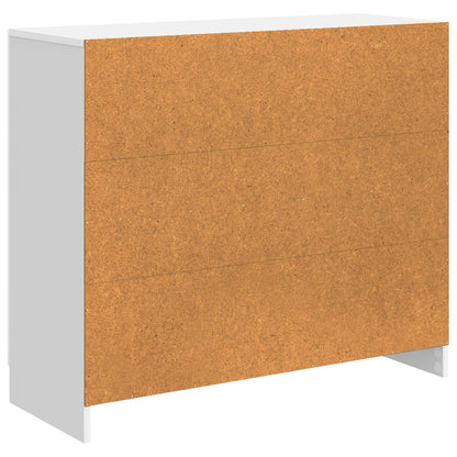 vidaXL Sideboard High Gloss White 89 x 34.5 x 77 cm Engineered Wood