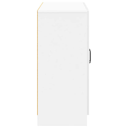 vidaXL Sideboard High Gloss White 89 x 34.5 x 77 cm Engineered Wood