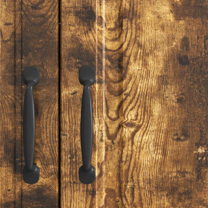 vidaXL Sideboard Smoked Oak 89 x 34.5 x 77 cm Engineered Wood