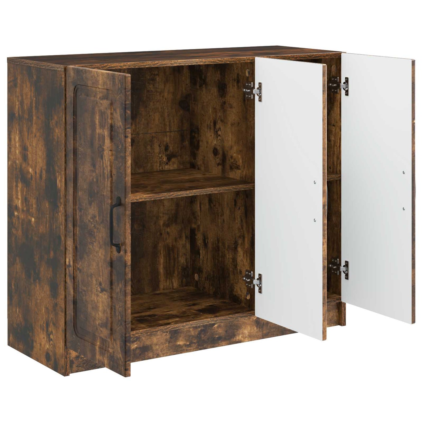 vidaXL Sideboard Smoked Oak 89 x 34.5 x 77 cm Engineered Wood