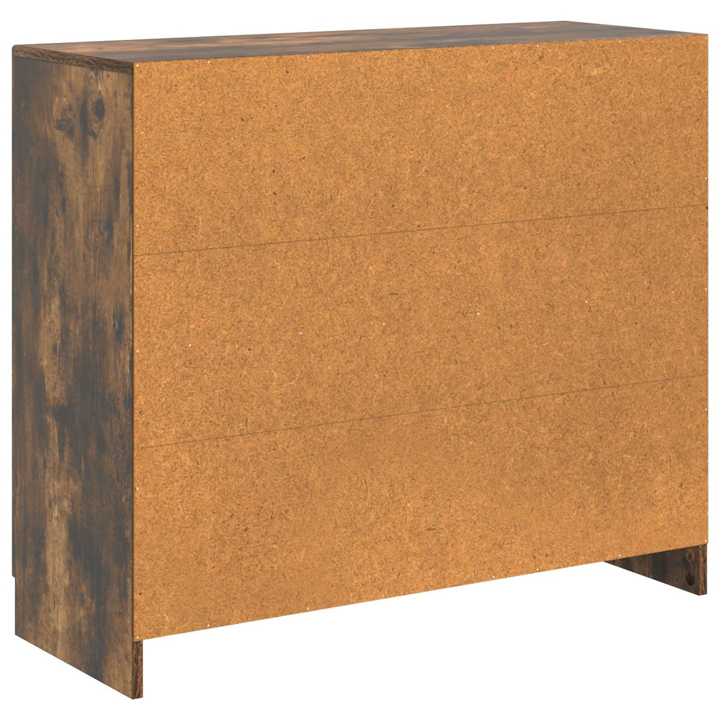 vidaXL Sideboard Smoked Oak 89 x 34.5 x 77 cm Engineered Wood