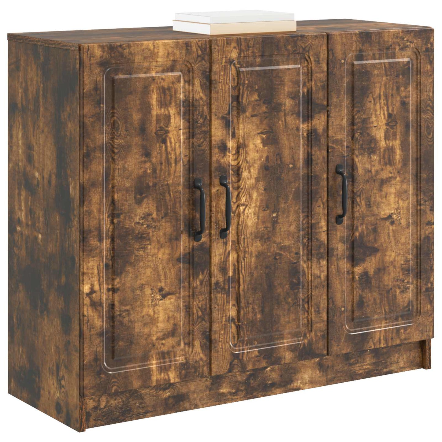 vidaXL Sideboard Smoked Oak 89 x 34.5 x 77 cm Engineered Wood
