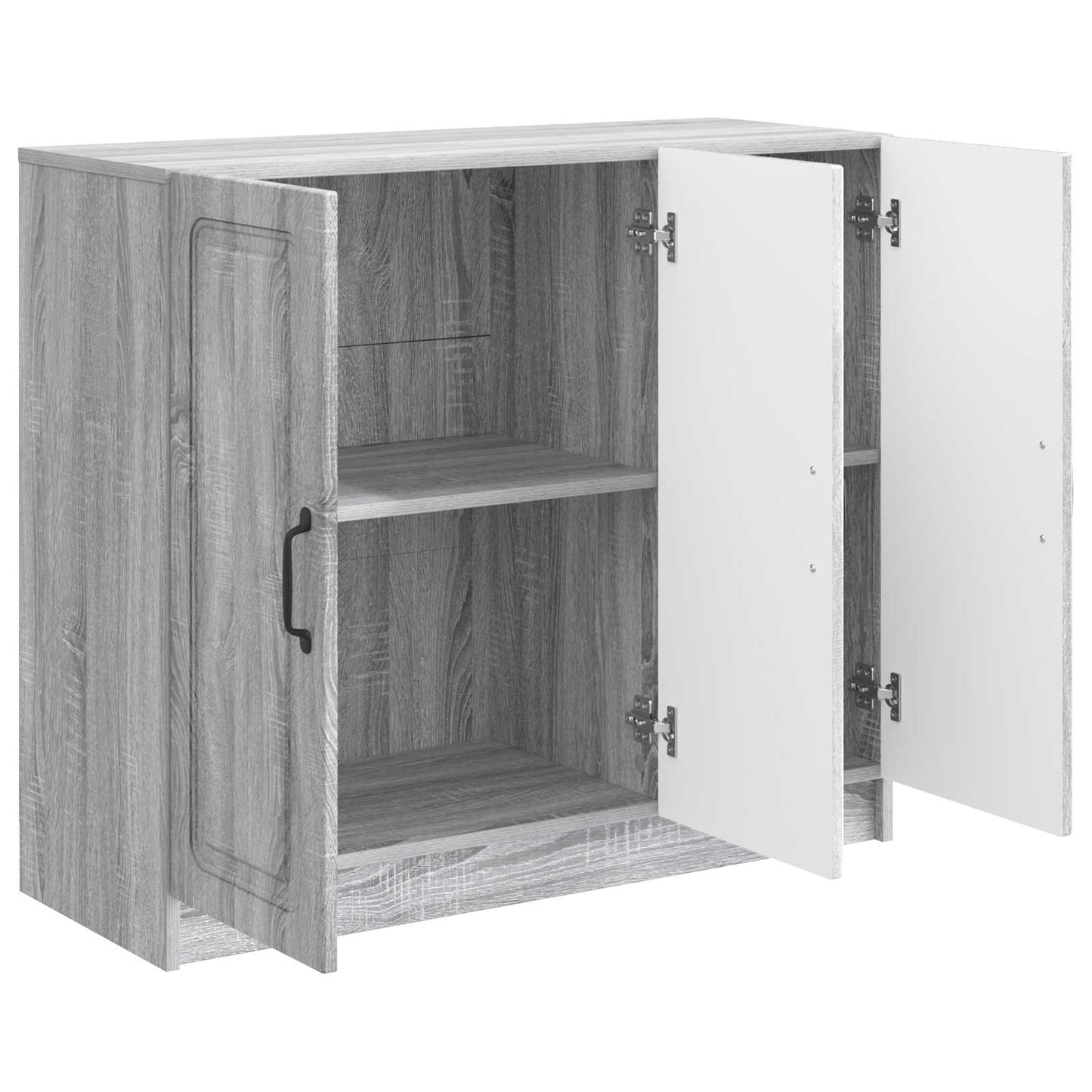 vidaXL Sideboard Grey Sonoma 89 x 34.5 x 77 cm Engineered Wood