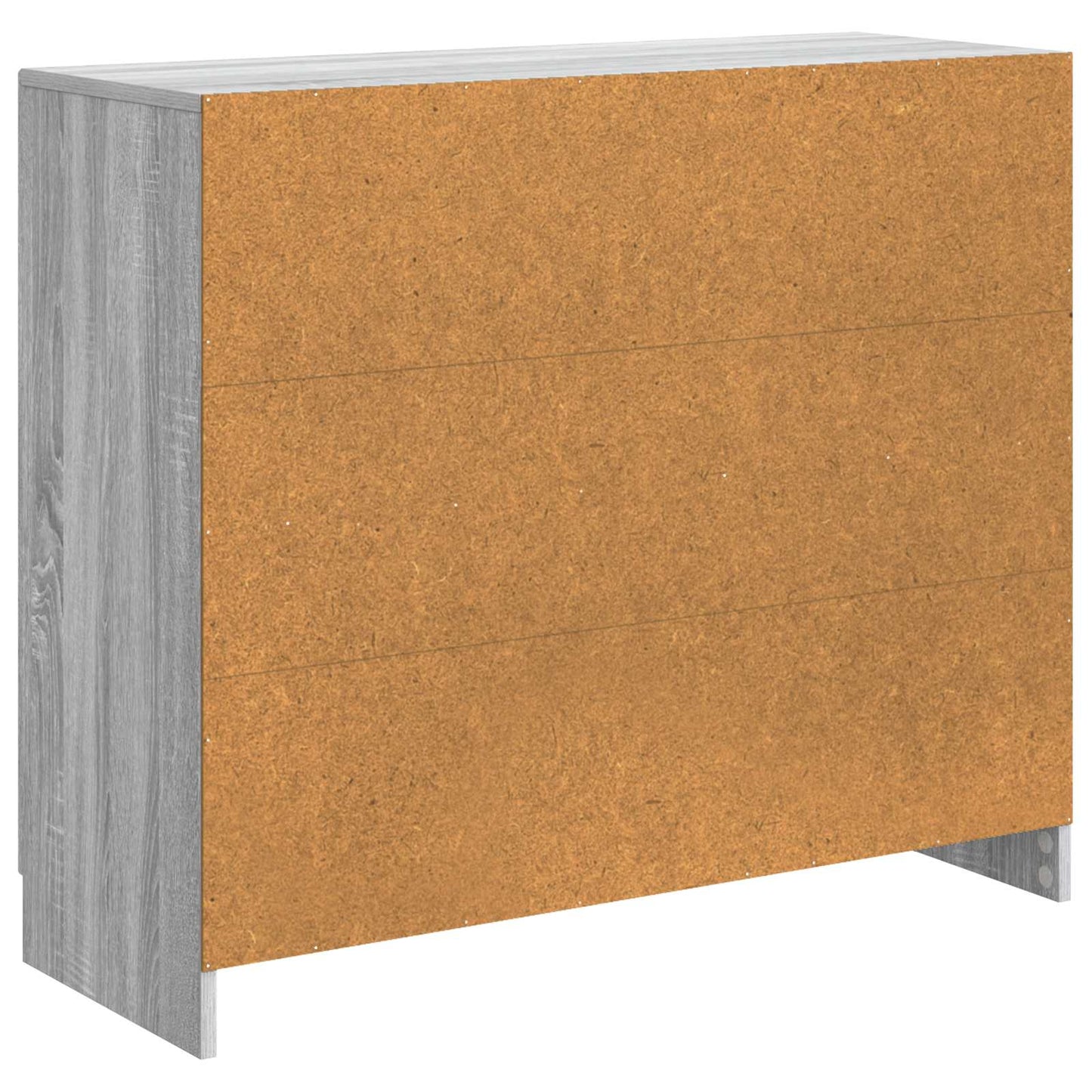 vidaXL Sideboard Grey Sonoma 89 x 34.5 x 77 cm Engineered Wood