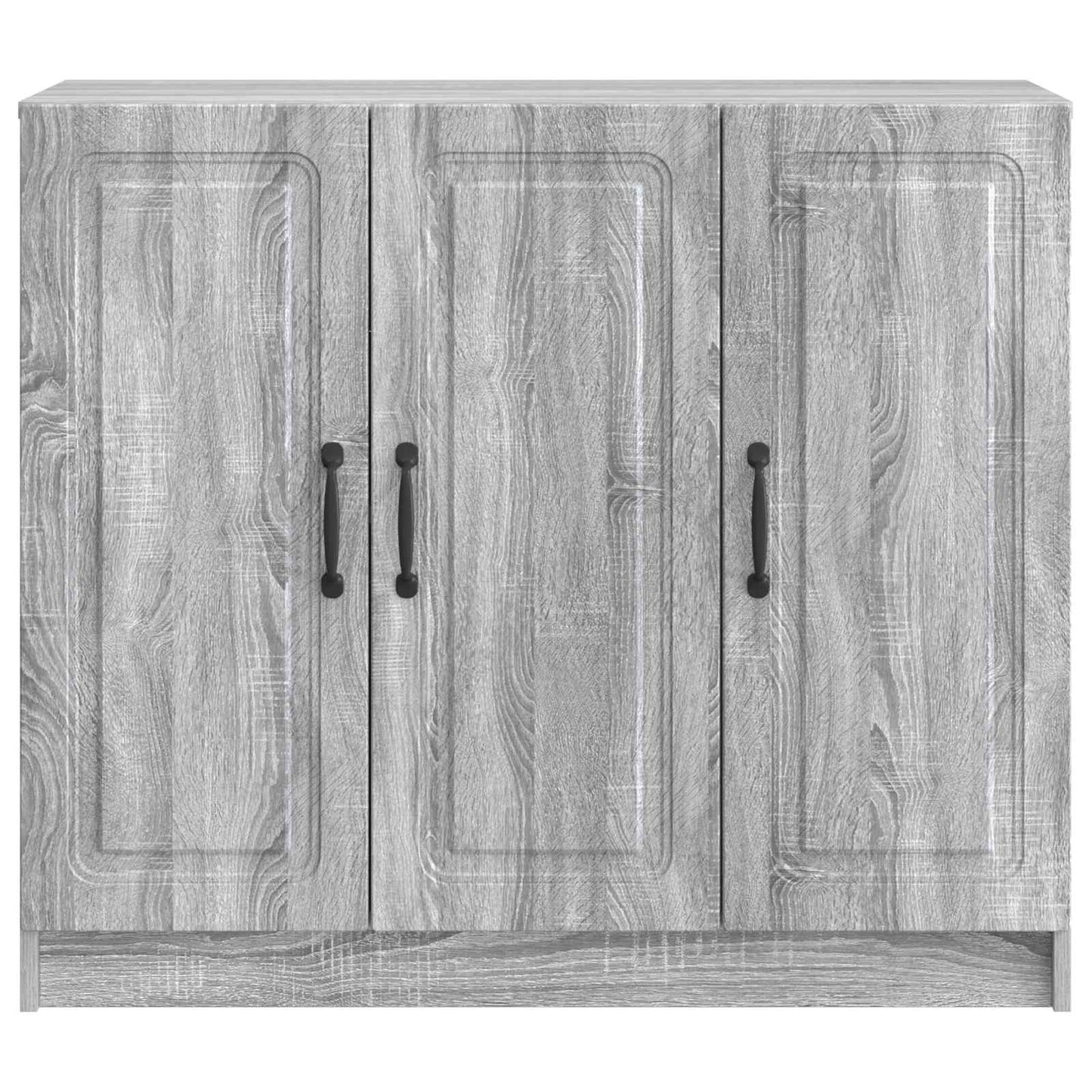 vidaXL Sideboard Grey Sonoma 89 x 34.5 x 77 cm Engineered Wood
