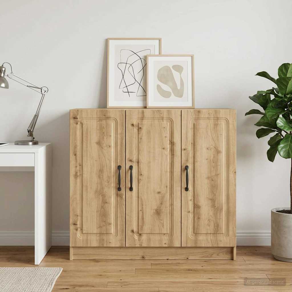 vidaXL Sideboard Artisan Oak 89 x 34.5 x 77 cm Engineered Wood