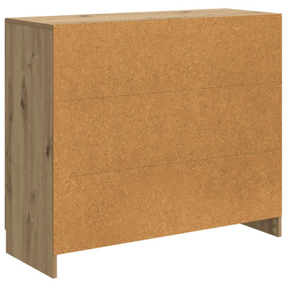 vidaXL Sideboard Artisan Oak 89 x 34.5 x 77 cm Engineered Wood