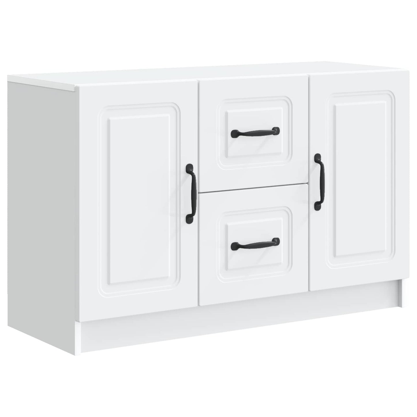 vidaXL Sideboard White 89 x 34.5 x 57 cm Engineered Wood