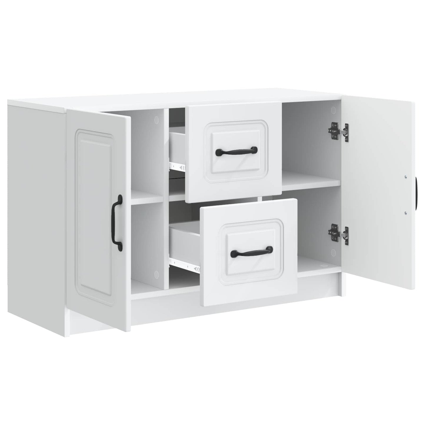 vidaXL Sideboard White 89 x 34.5 x 57 cm Engineered Wood