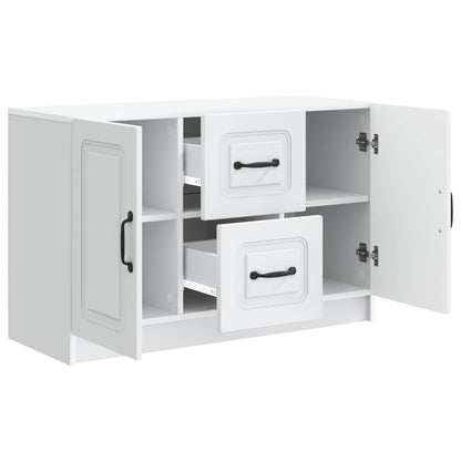 vidaXL Sideboard White 89 x 34.5 x 57 cm Engineered Wood