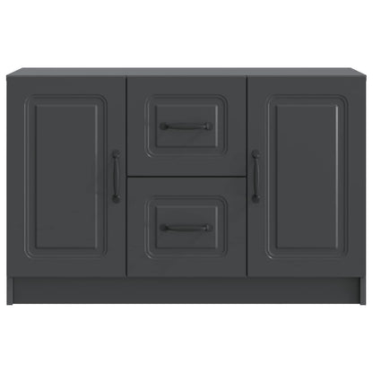 vidaXL Sideboard with Drawer Black 89 x 34.5 x 57 cm Engineered Wood