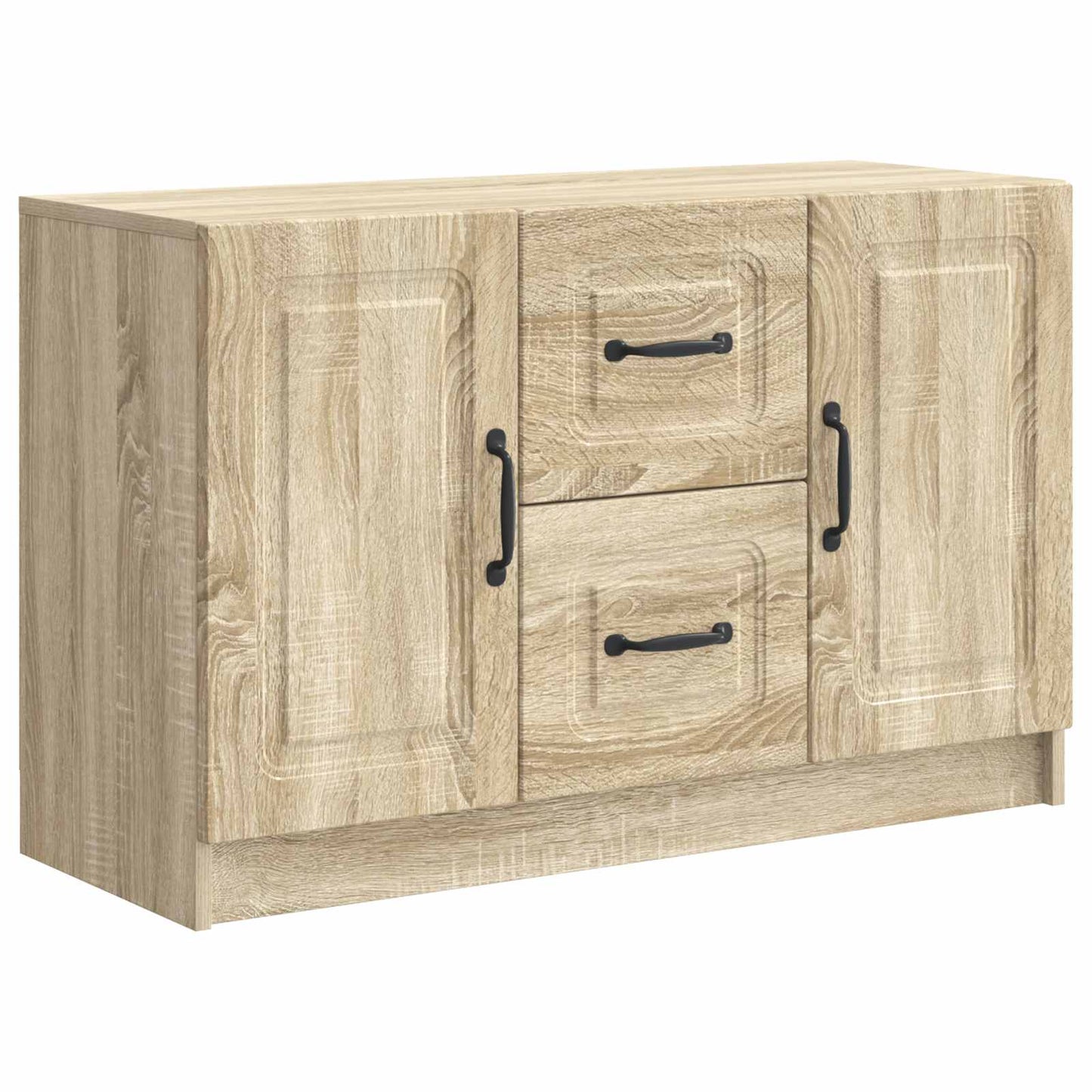 vidaXL Sideboard Sonoma Oak 89 x 34.5 x 57 cm Engineered Wood