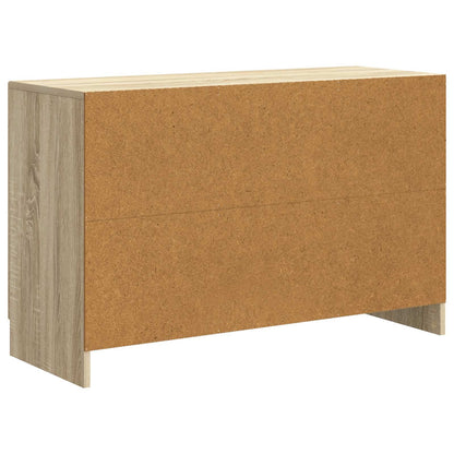 vidaXL Sideboard Sonoma Oak 89 x 34.5 x 57 cm Engineered Wood