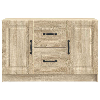 vidaXL Sideboard Sonoma Oak 89 x 34.5 x 57 cm Engineered Wood