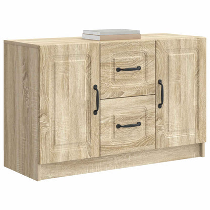 vidaXL Sideboard Sonoma Oak 89 x 34.5 x 57 cm Engineered Wood