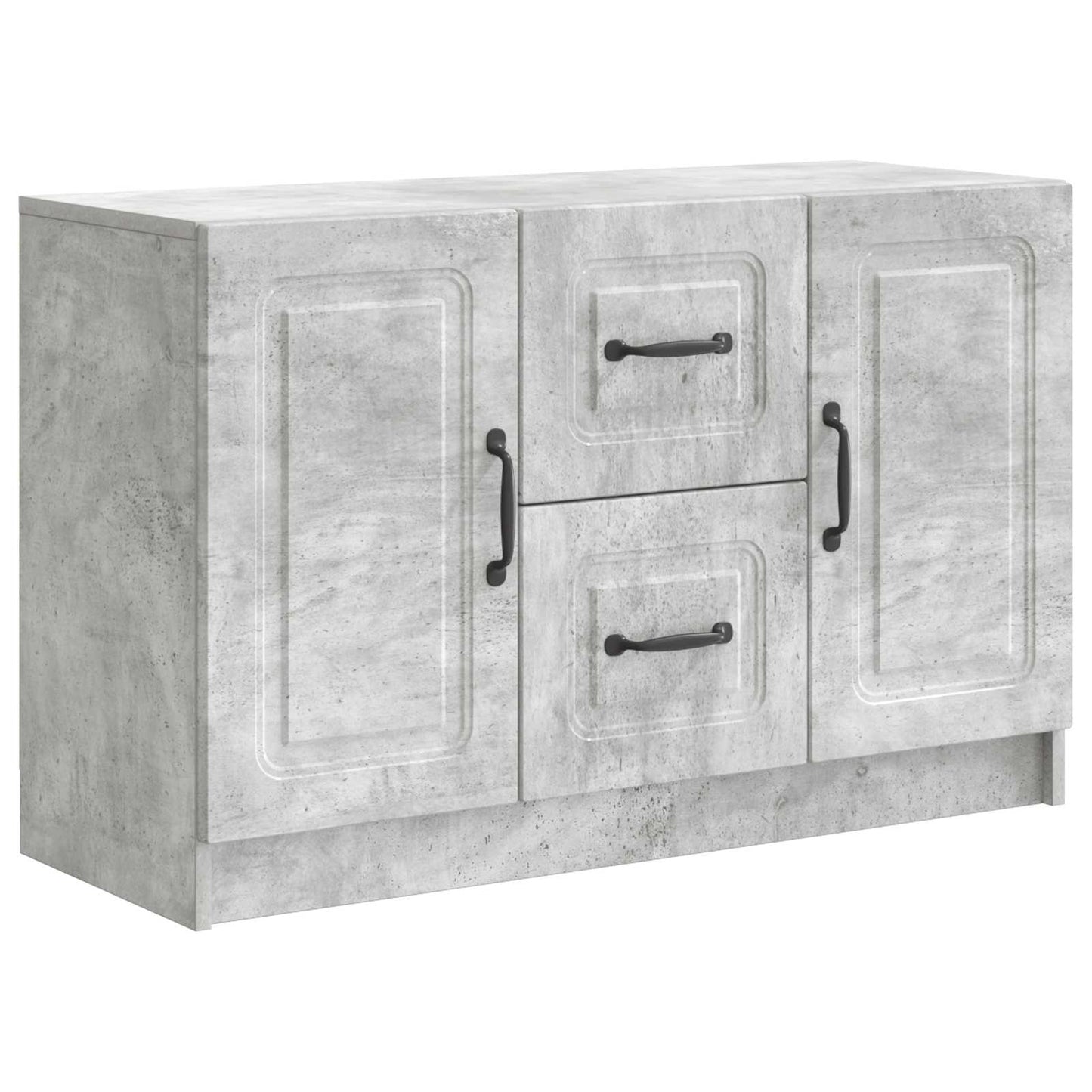 vidaXL Sideboard Concrete Grey 89 x 34.5 x 57 cm Engineered Wood