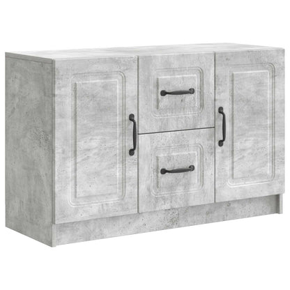 vidaXL Sideboard Concrete Grey 89 x 34.5 x 57 cm Engineered Wood