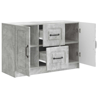 vidaXL Sideboard Concrete Grey 89 x 34.5 x 57 cm Engineered Wood