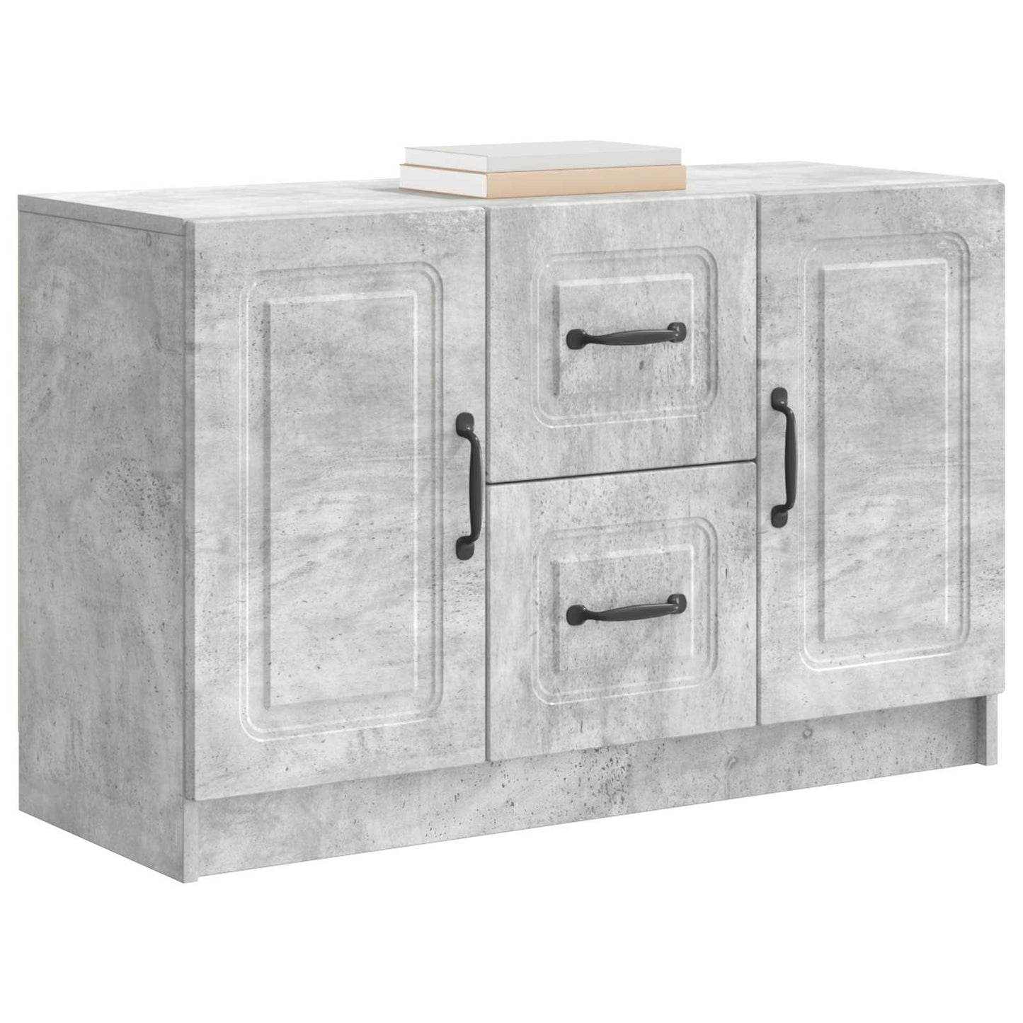 vidaXL Sideboard Concrete Grey 89 x 34.5 x 57 cm Engineered Wood