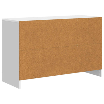 vidaXL Sideboard High Gloss White 89 x 34.5 x 57 cm Engineered Wood