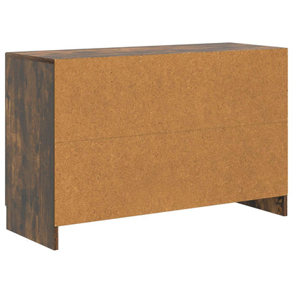 vidaXL Sideboard Smoked Oak 89 x 34.5 x 57 cm Engineered Wood