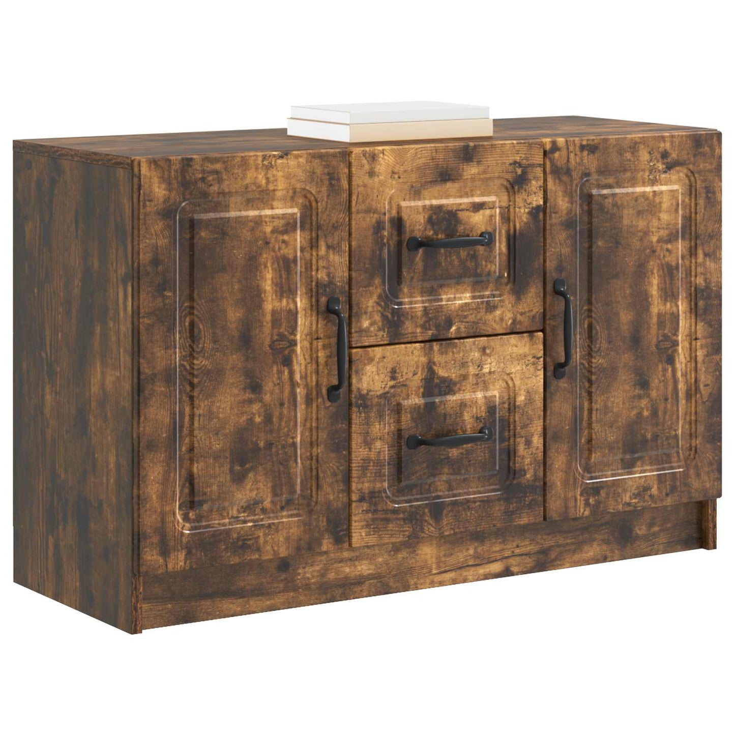 vidaXL Sideboard Smoked Oak 89 x 34.5 x 57 cm Engineered Wood