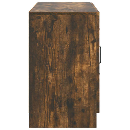 vidaXL Sideboard Smoked Oak 89 x 34.5 x 57 cm Engineered Wood