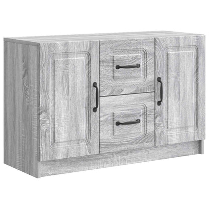 vidaXL Sideboard Grey Sonoma 89 x 34.5 x 57 cm Engineered Wood