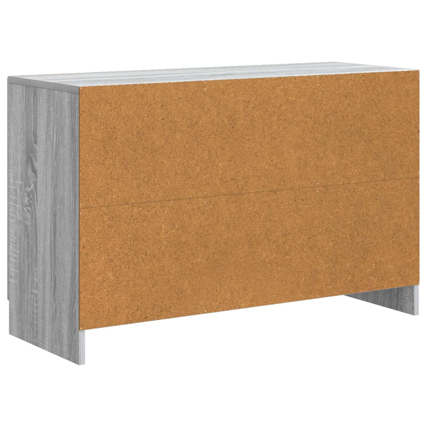 vidaXL Sideboard Grey Sonoma 89 x 34.5 x 57 cm Engineered Wood