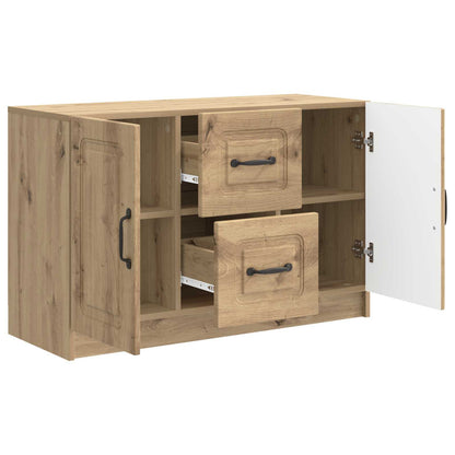 vidaXL Sideboard Artisan Oak 89 x 34.5 x 57 cm Engineered Wood