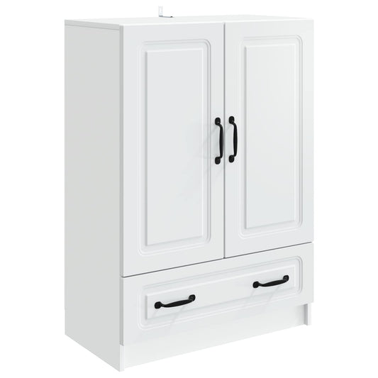 vidaXL Sideboard White 66 x 34.5 x 92 cm Engineered Wood