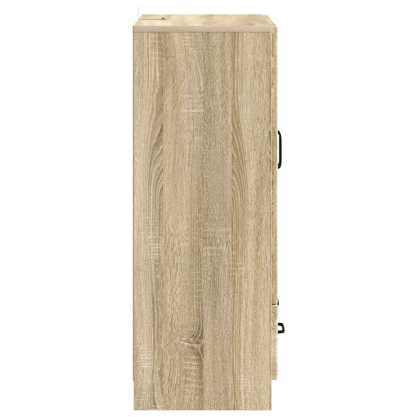 vidaXL Sideboard Sonoma Oak 66 x 34.5 x 92 cm Engineered Wood