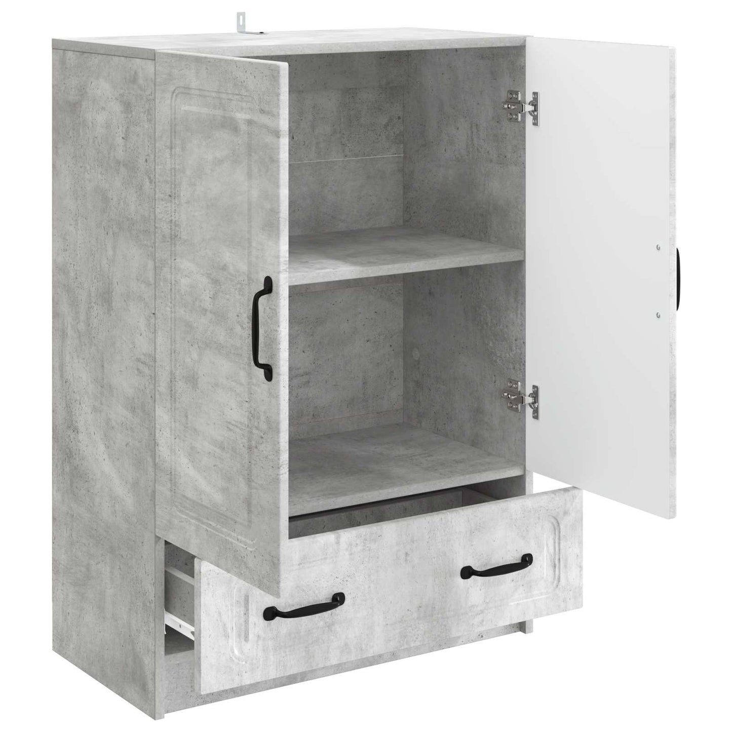 vidaXL Sideboard Concrete Grey 66 x 34.5 x 92 cm Engineered Wood