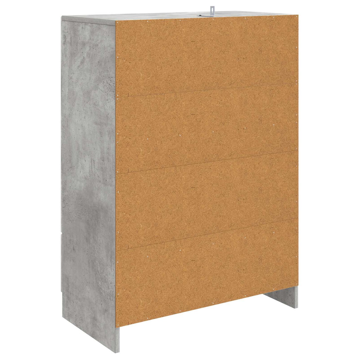 vidaXL Sideboard Concrete Grey 66 x 34.5 x 92 cm Engineered Wood