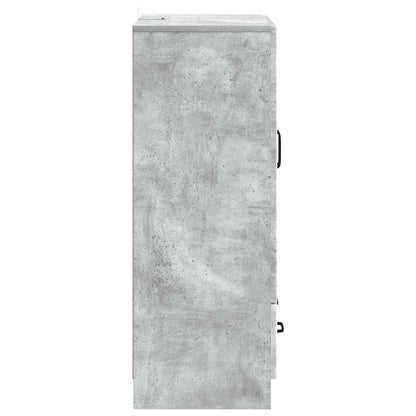 vidaXL Sideboard Concrete Grey 66 x 34.5 x 92 cm Engineered Wood