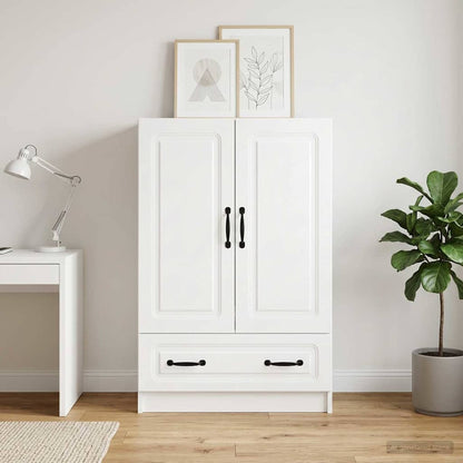 vidaXL Sideboard High Gloss White 66 x 34.5 x 92 cm Engineered Wood