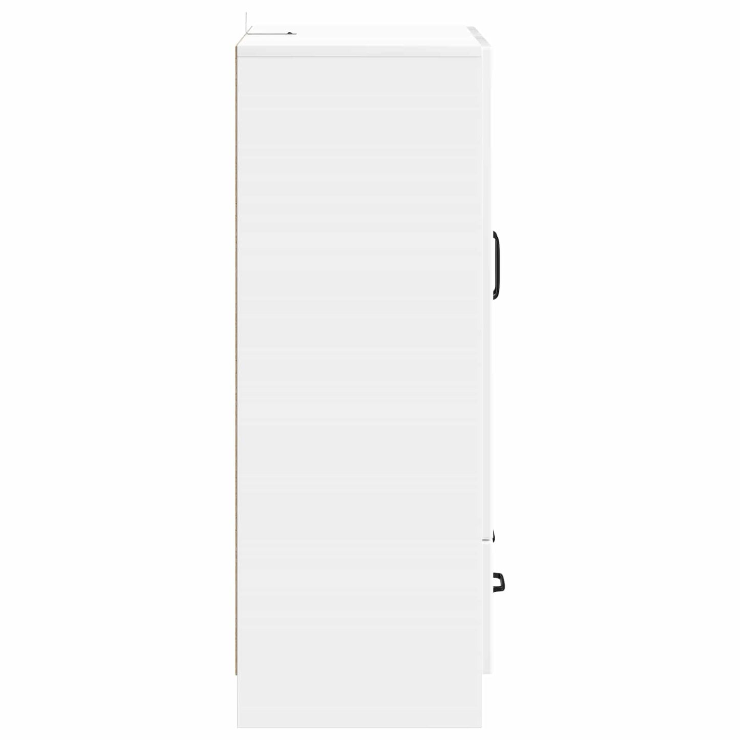 vidaXL Sideboard High Gloss White 66 x 34.5 x 92 cm Engineered Wood
