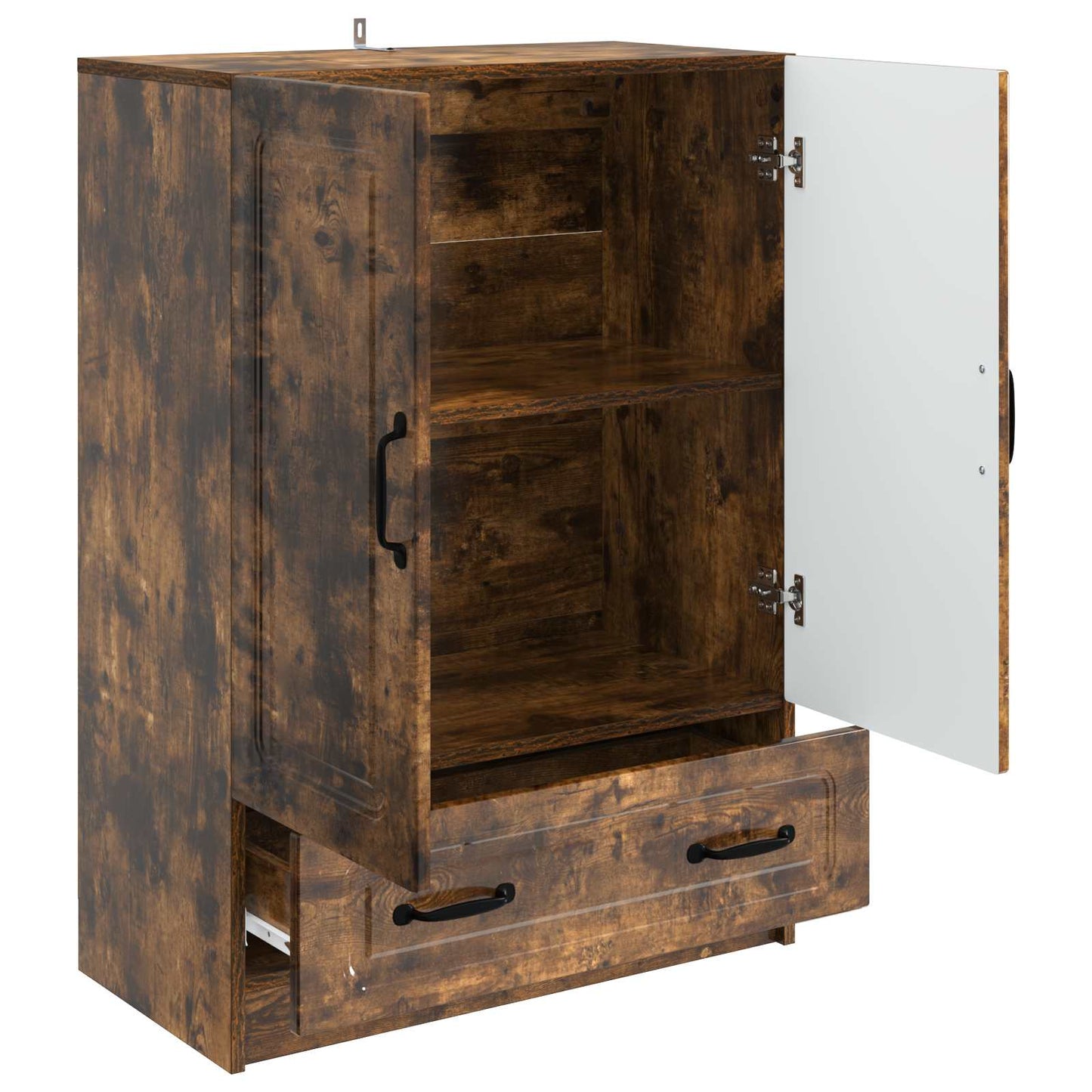 vidaXL Sideboard Smoked Oak 66 x 34.5 x 92 cm Engineered Wood