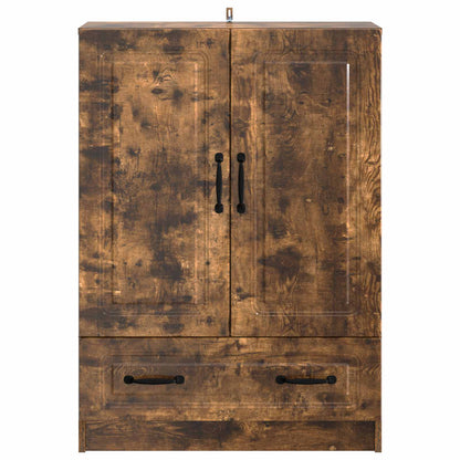 vidaXL Sideboard Smoked Oak 66 x 34.5 x 92 cm Engineered Wood